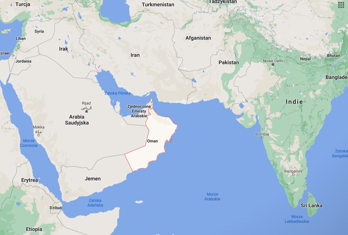 Oman located